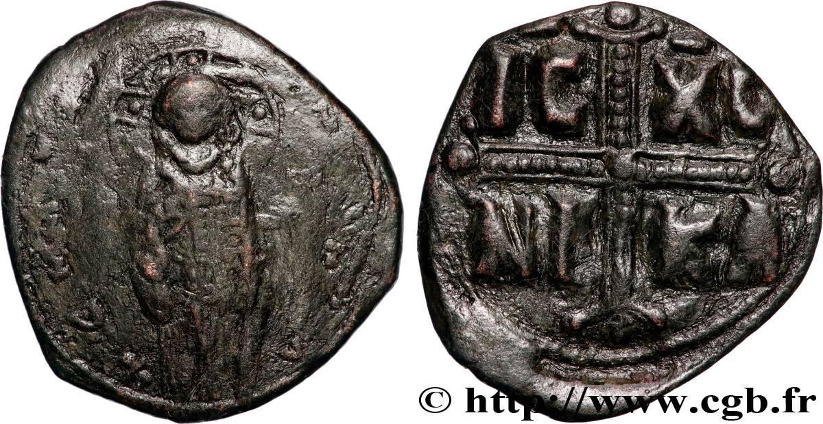 MICHEL IV LE PAPHLAGONIEN Follis TB+/TTB