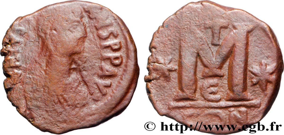 JUSTIN Ier Follis TB/TTB