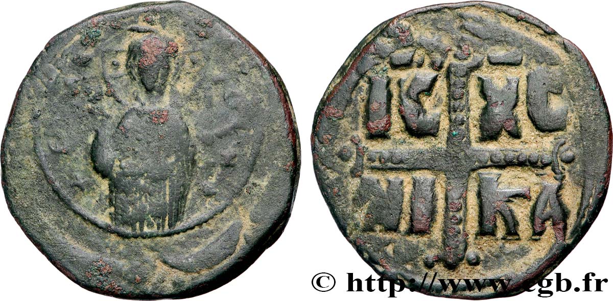 MICHEL IV LE PAPHLAGONIEN Follis TB+/TTB