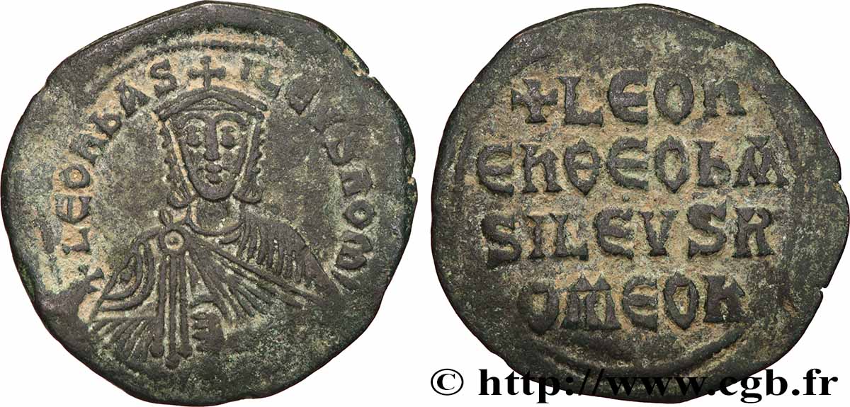 LEO VI THE WISE Follis XF