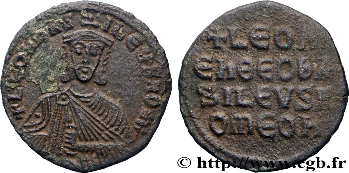 LEO VI THE WISE Follis XF