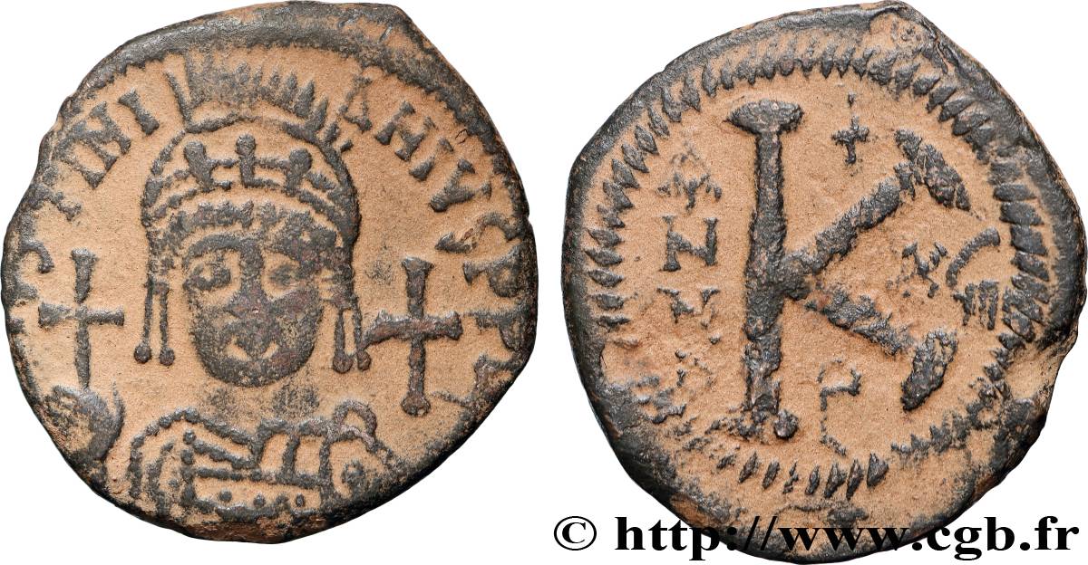 JUSTINIAN I Demi-follis XF