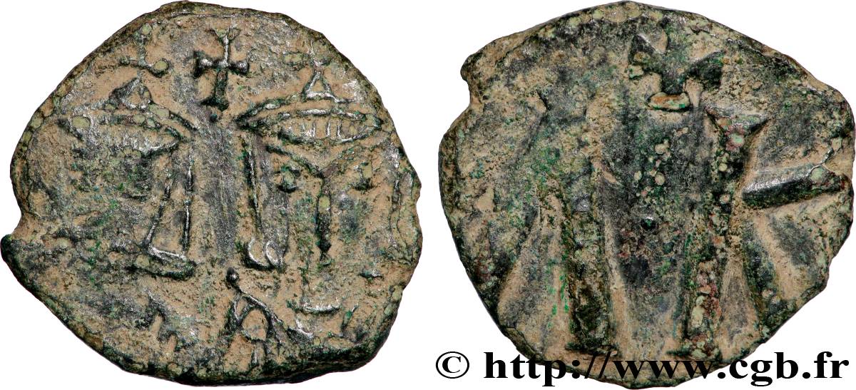 LÉON V L ARMÉNIEN et CONSTANTIN Follis TTB