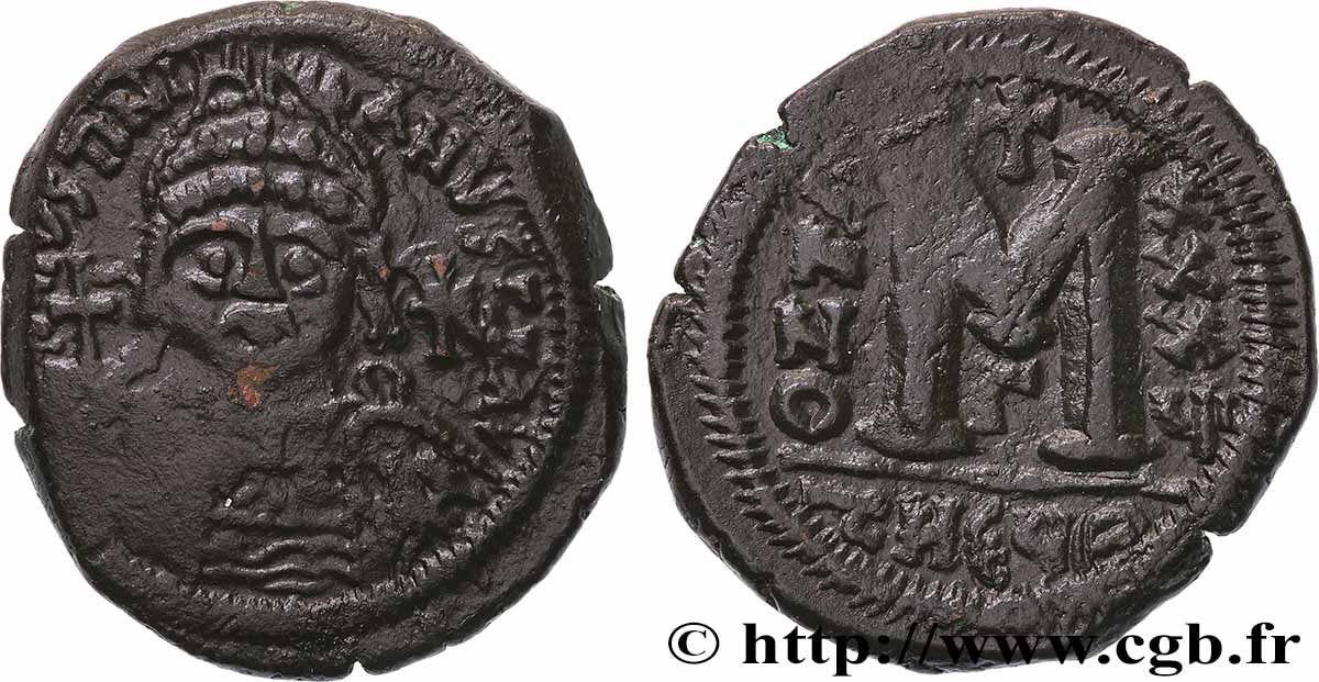 JUSTINIAN I Follis XF
