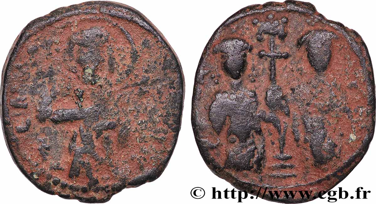 CONSTANTINUS X DUCAS und EUDOKIA Follis S