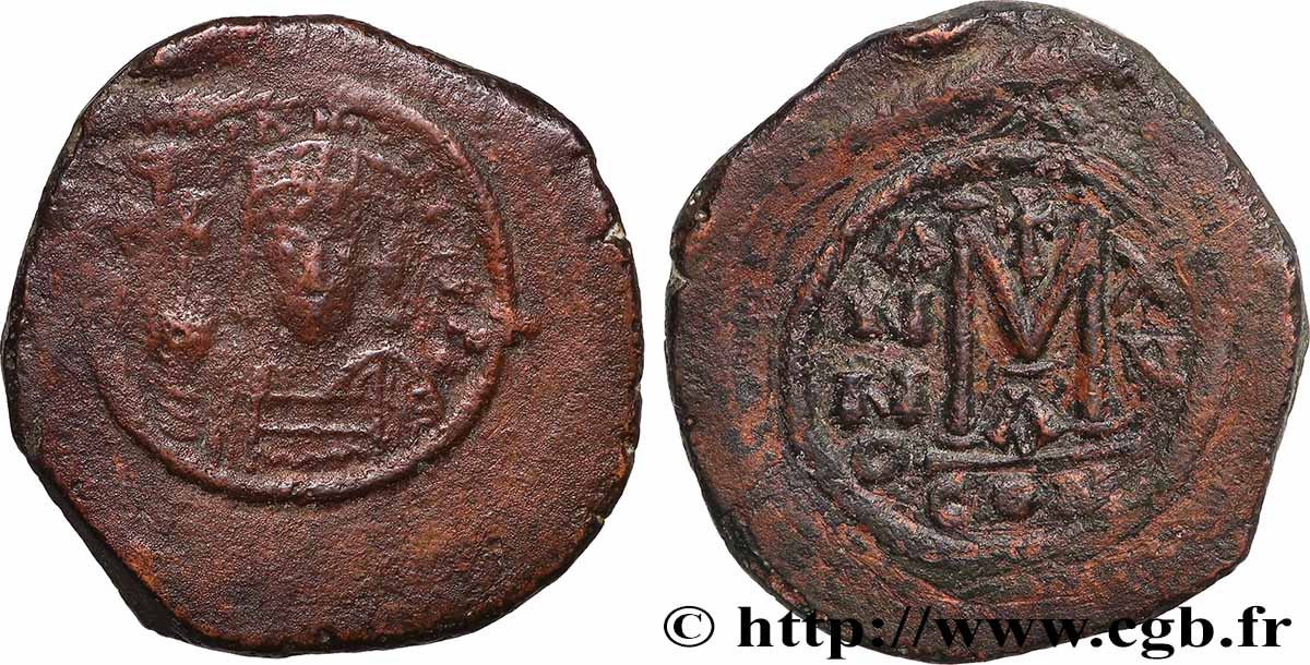 MAURICE TIBÈRE Follis TB+