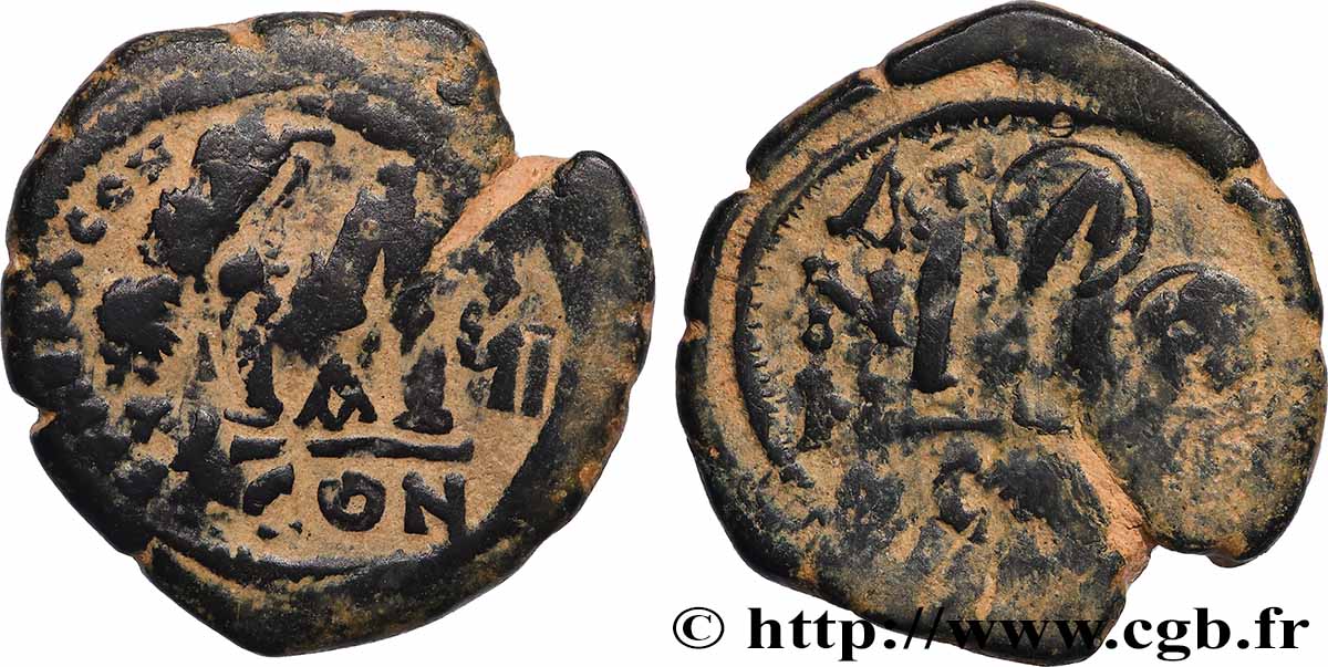 MAURICE TIBÈRE Follis TB