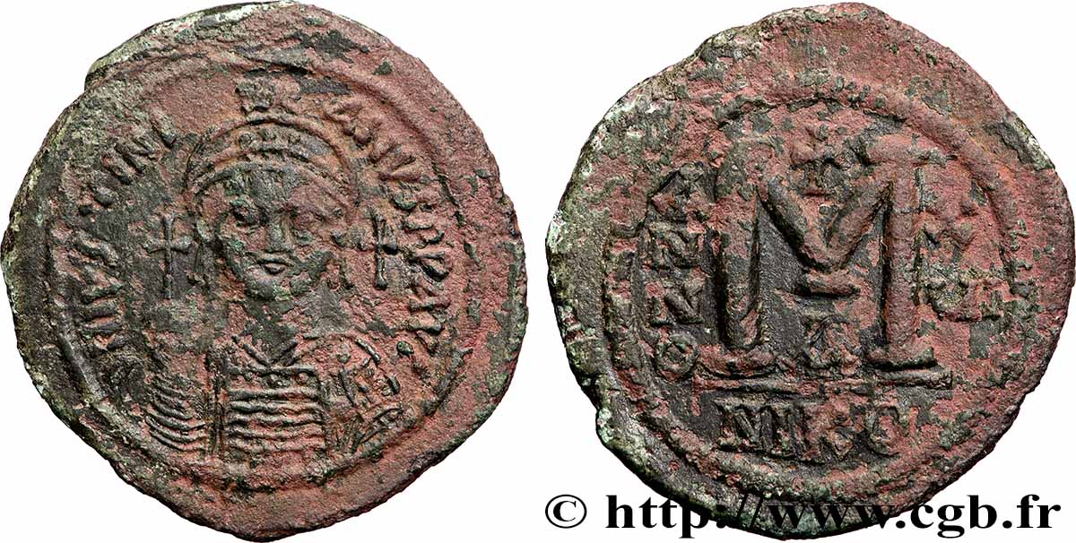 JUSTINIEN Ier Follis TB+