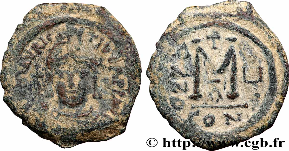 MAURICE TIBÈRE Follis TB+