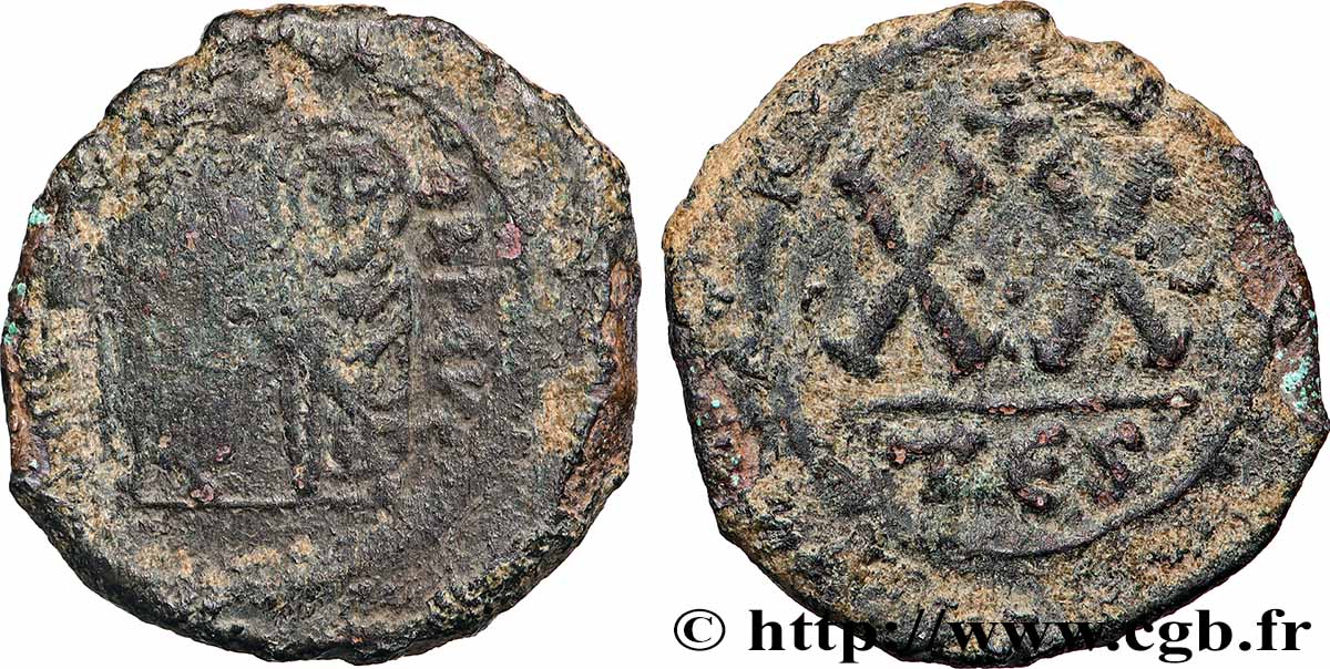 PHOCAS et LÉONTIA Demi-follis TB