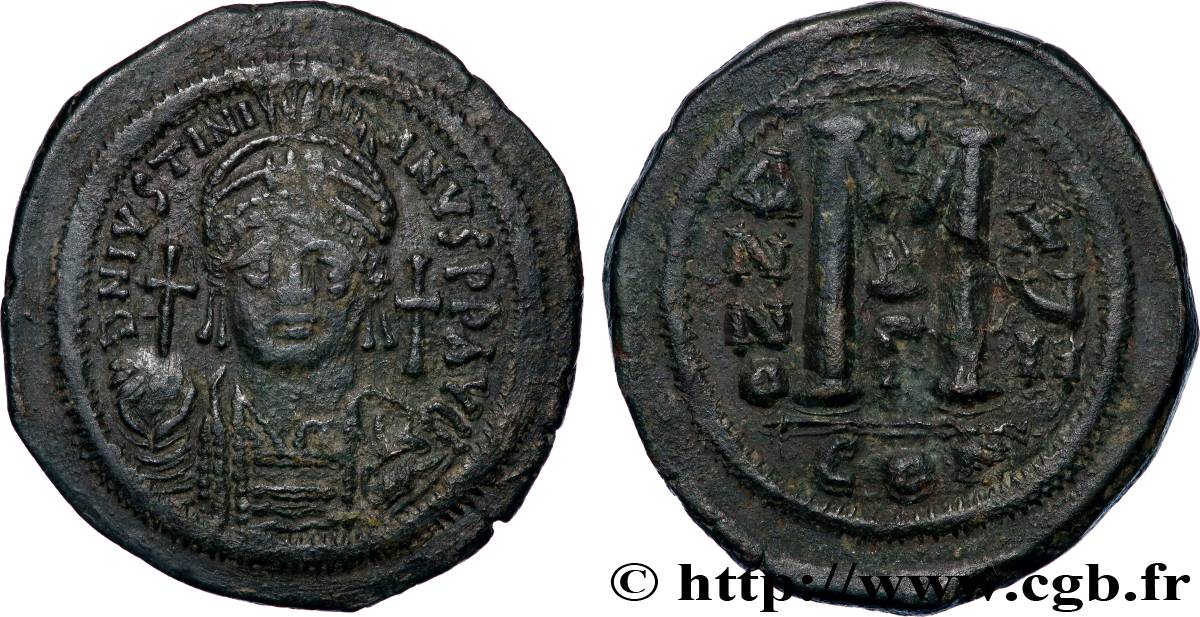 JUSTINIEN Ier Follis TTB