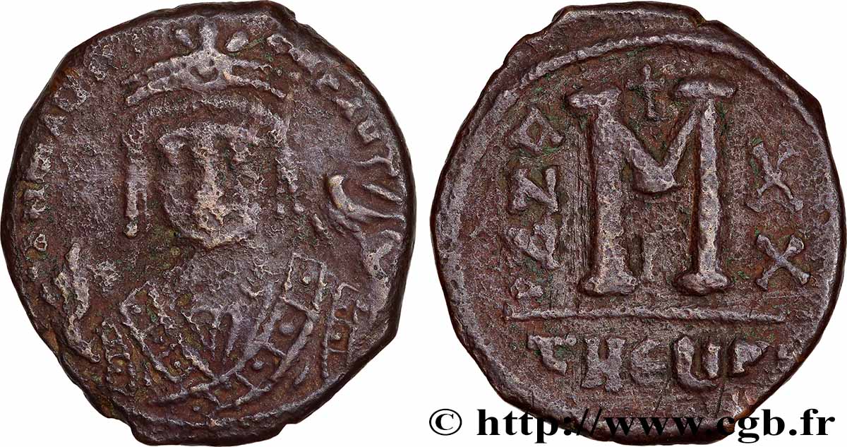 MAURICE TIBÈRE Follis TTB