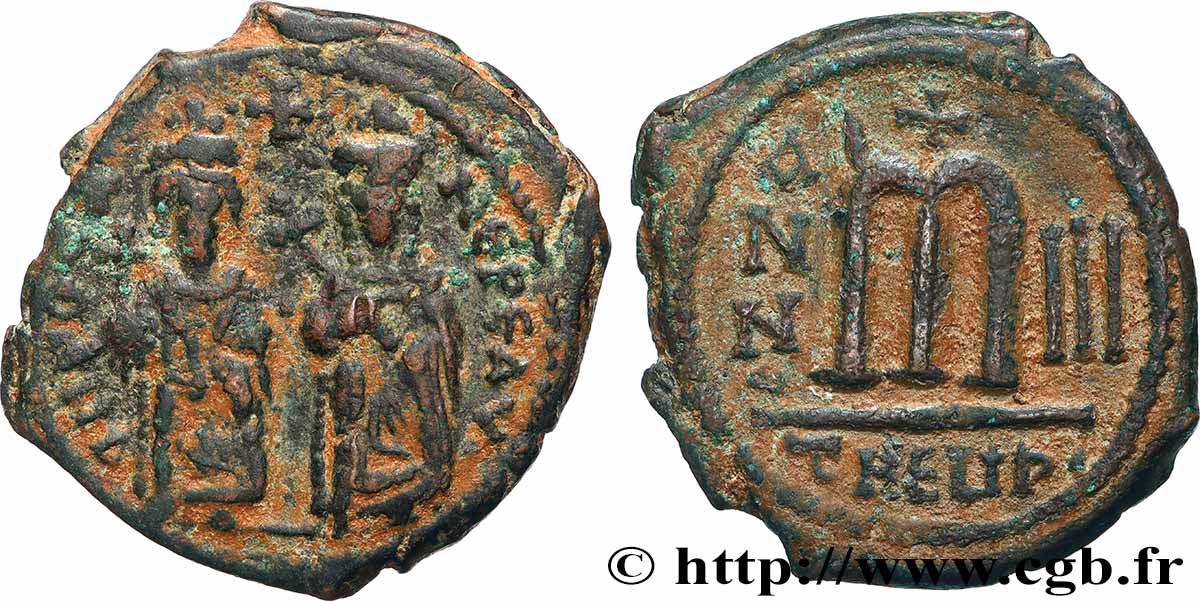 PHOCAS and LEONTIA Follis XF