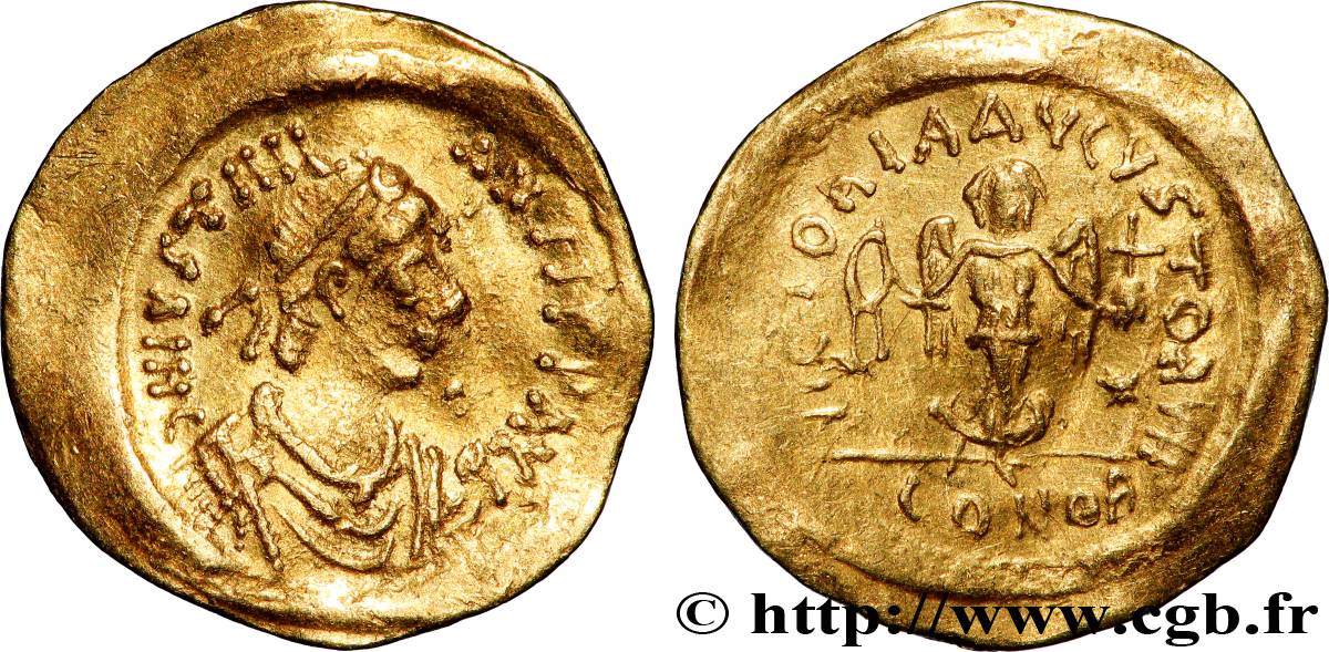 JUSTINIEN Ier Tremissis  TTB+