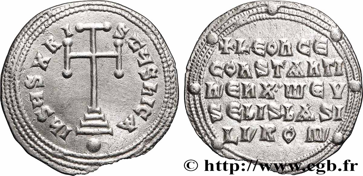 LÉON VI LE SAGE Miliaresion SUP