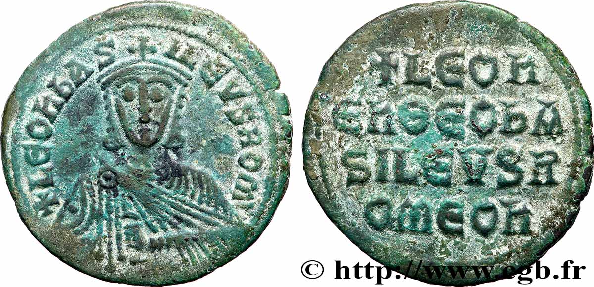 LEO VI THE WISE Follis XF/AU