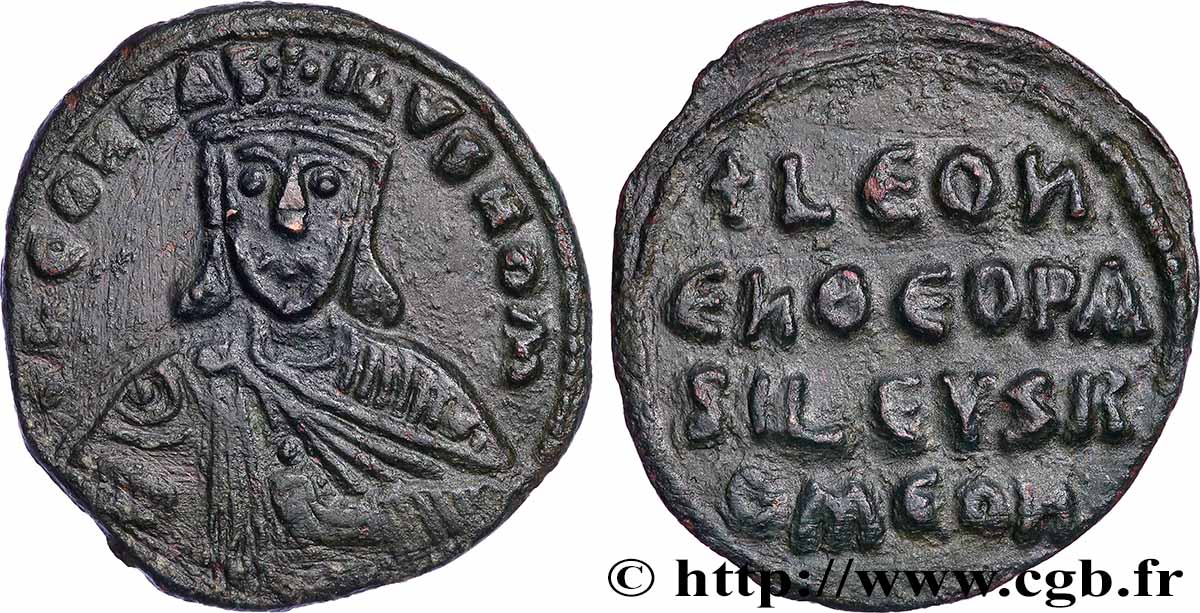 LEO VI IL SAGGIO Follis q.SPL/BB