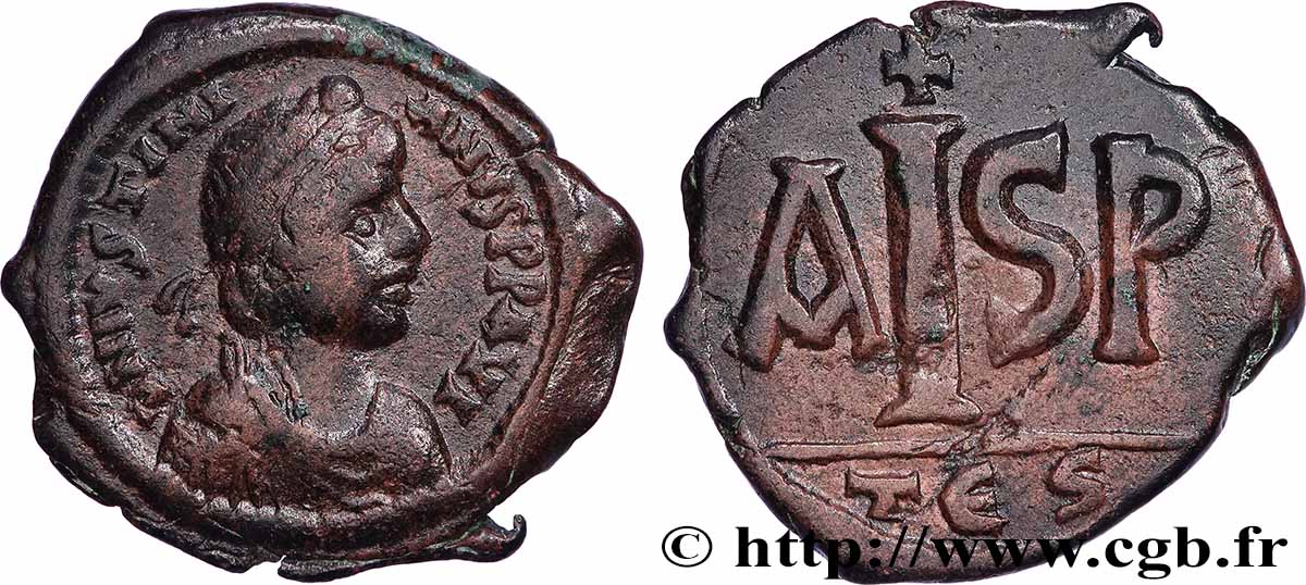 JUSTINIAN I Seize nummi XF/AU
