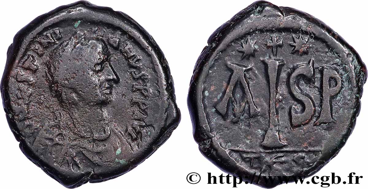 JUSTINIEN Ier Seize nummi TB+/TTB+