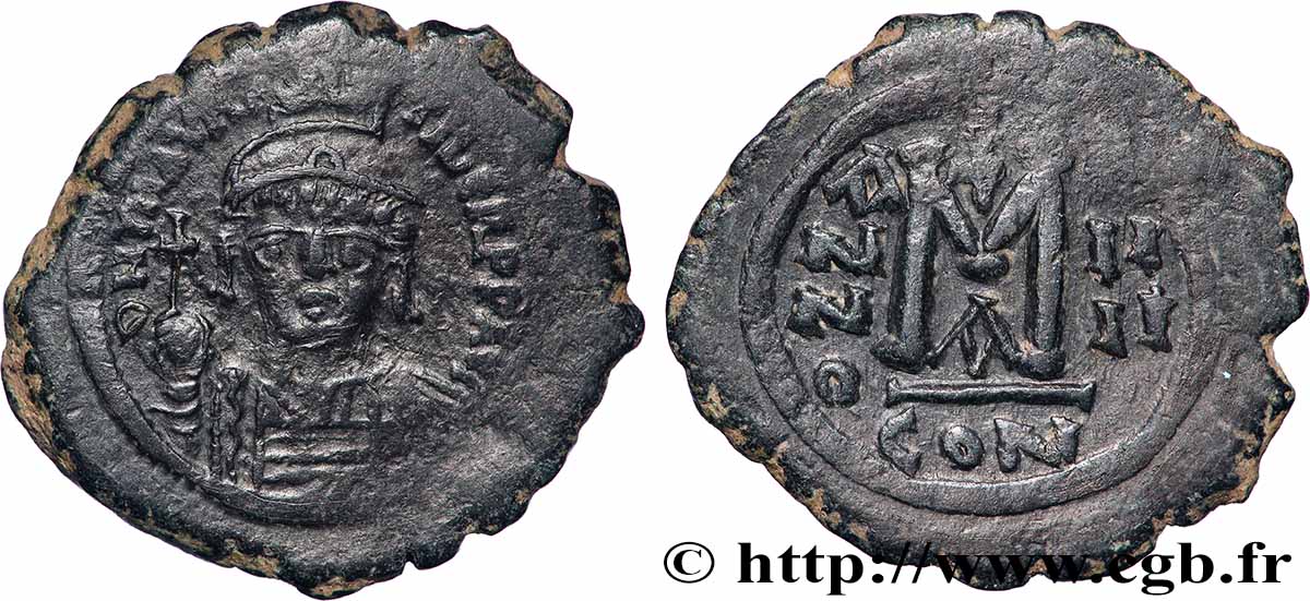 MAURICE TIBÈRE Follis TTB