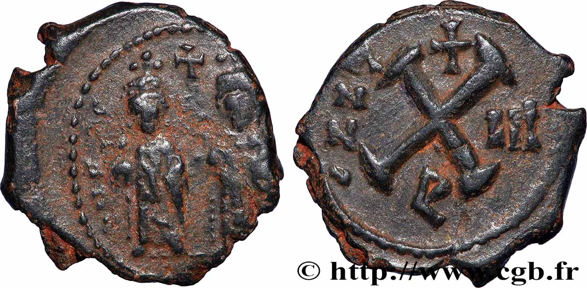 PHOCAS et LÉONTIA Decanummium TB+/TTB