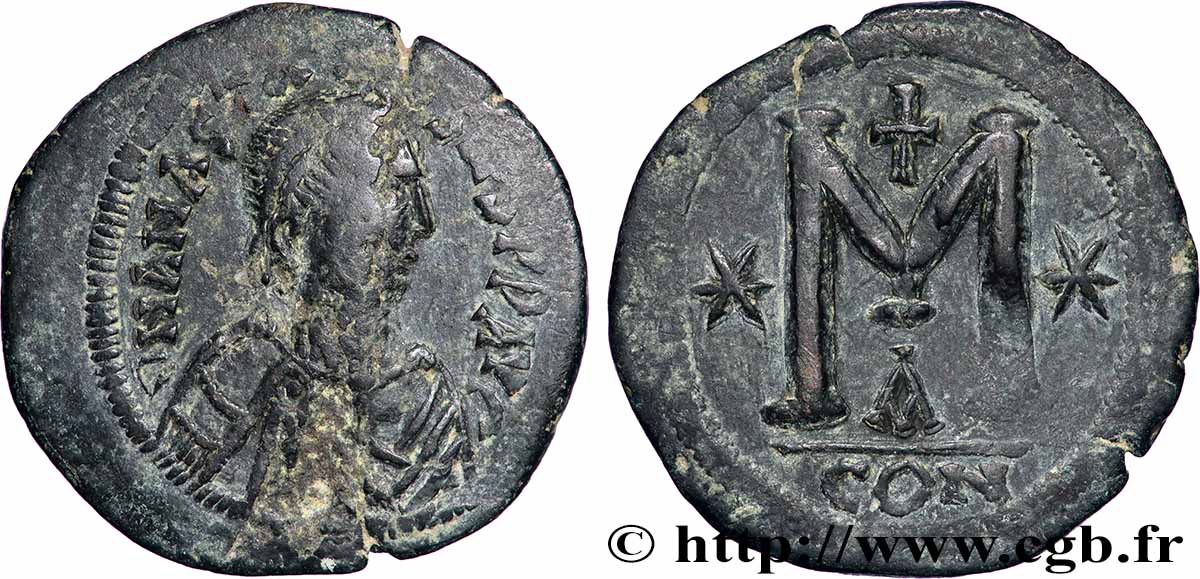 ANASTASE Follis TB+/TTB