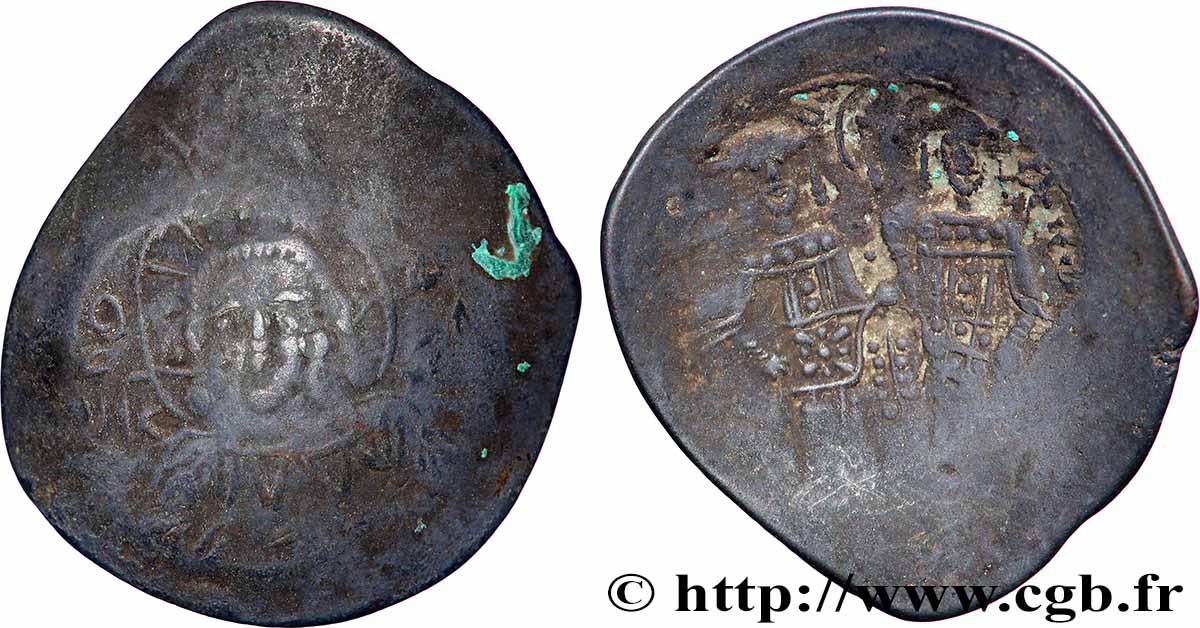 ALEXIS III ANGE-COMNÈNE Aspron trachy (scyphate) TB