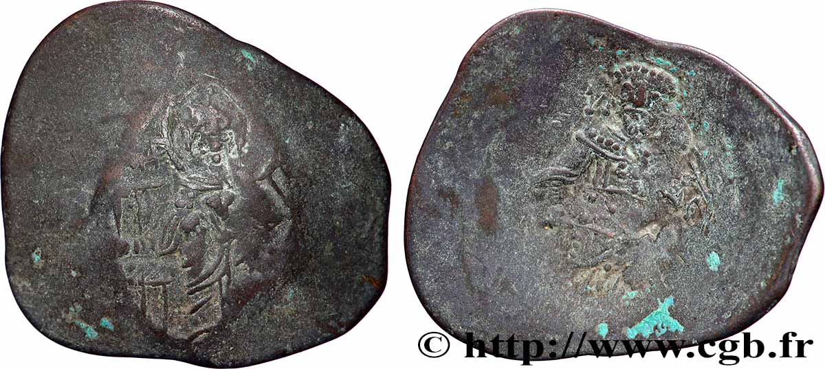 ISAAC II ANGE Aspron trachy (scyphate) TB