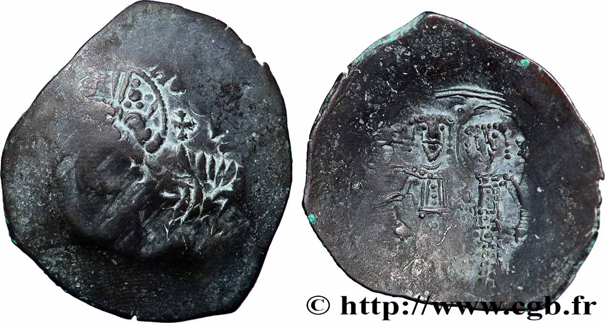 ALEXIS III ANGE-COMNÈNE Aspron trachy (scyphate) TB+