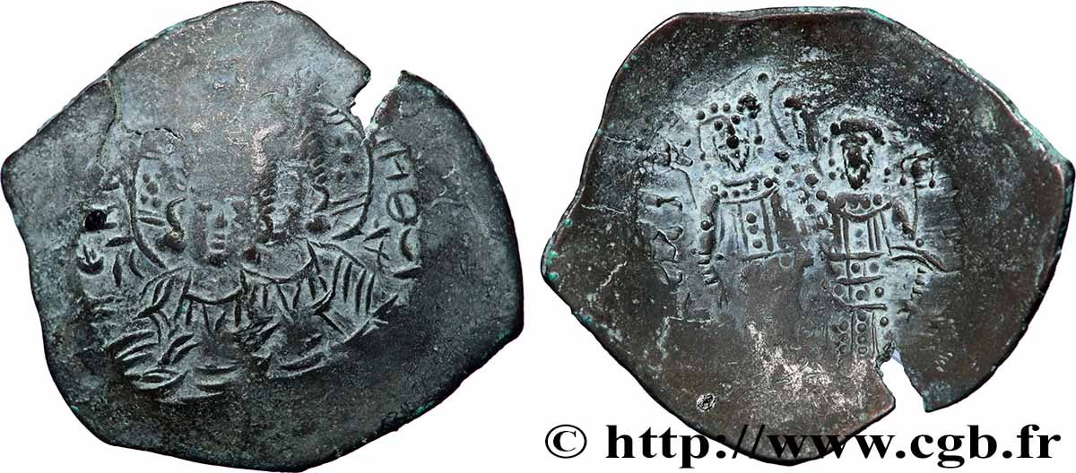 ALEXIS III ANGE-COMNÈNE Aspron trachy (scyphate) TB+