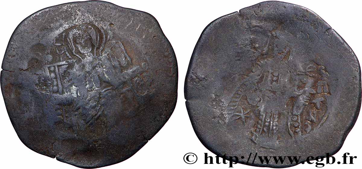 ISAAC II ANGE Aspron trachy (scyphate) TB