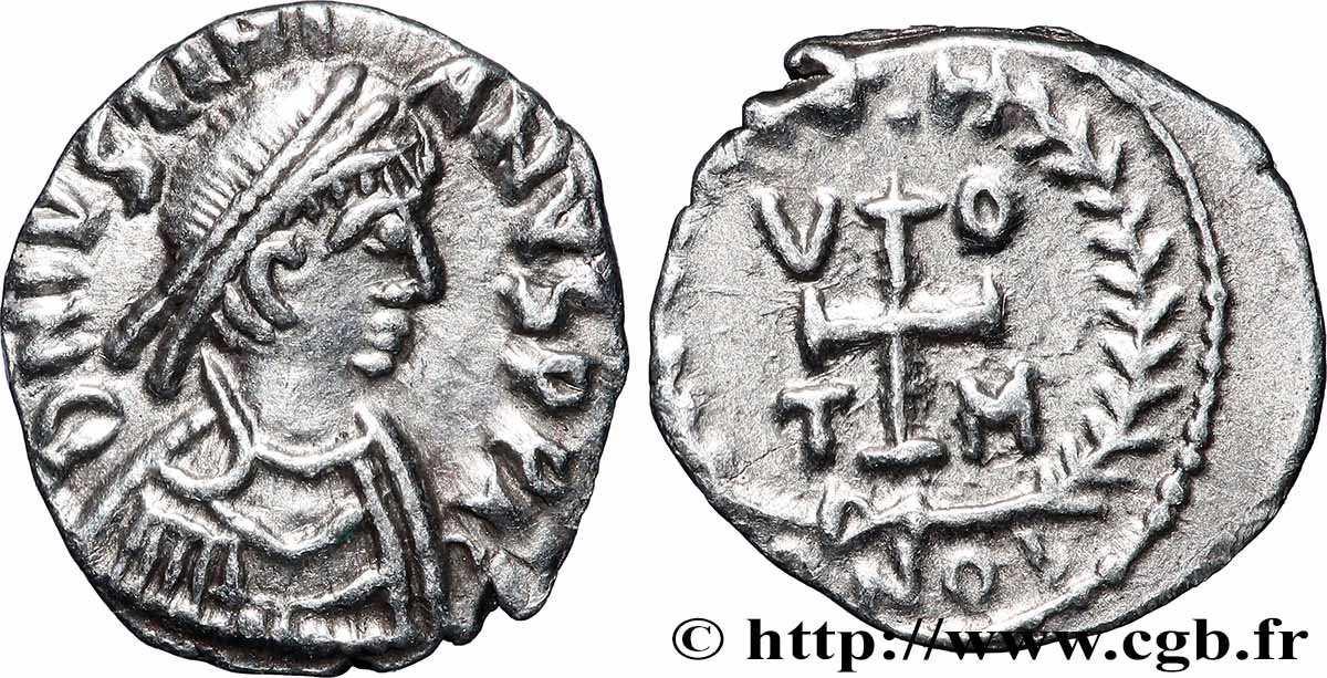 GIUSTINIANO I demi-silique 2e type MS/SPL