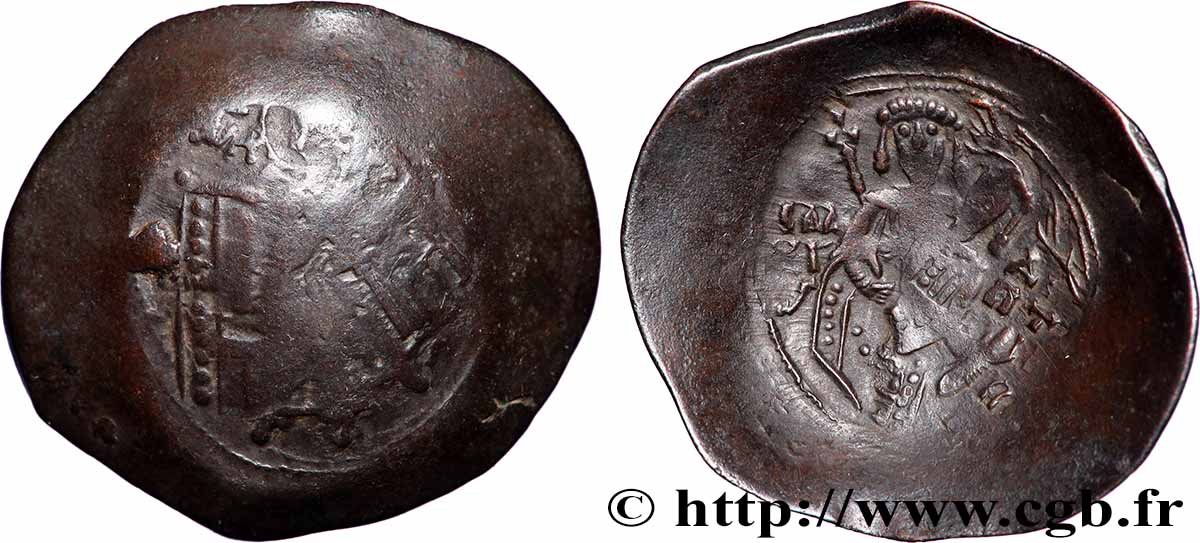 ISAAC II ANGELUS Aspron trachy (scyphate) S/fSS