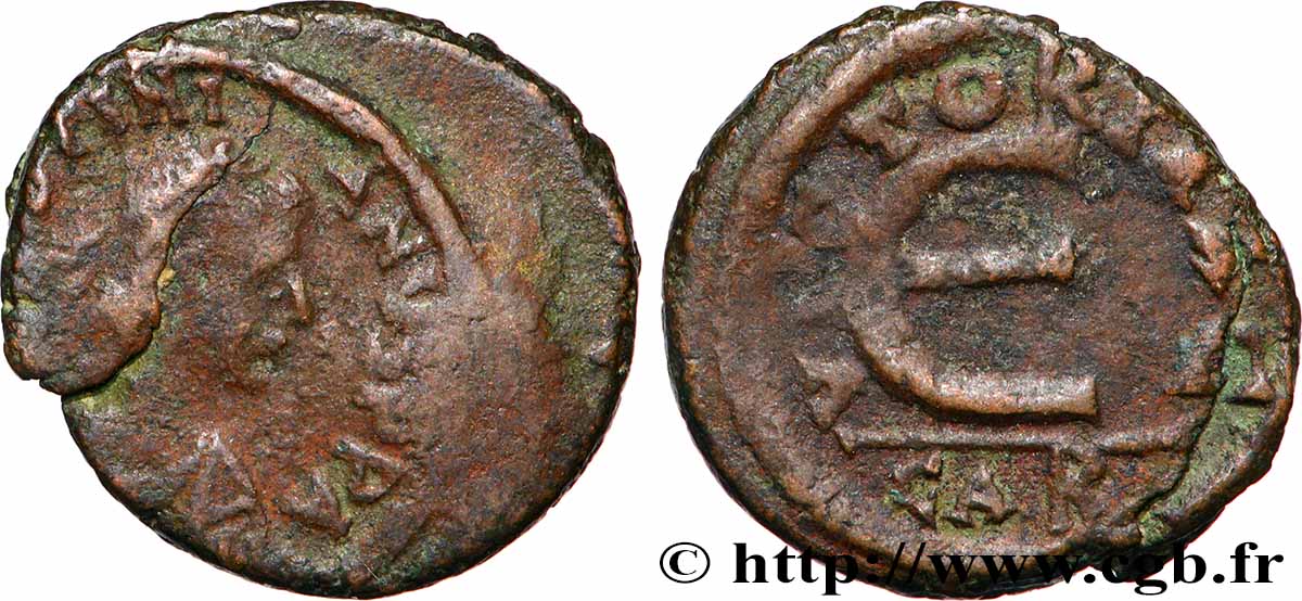 JUSTINIEN Ier Pentanummium TB+/TTB