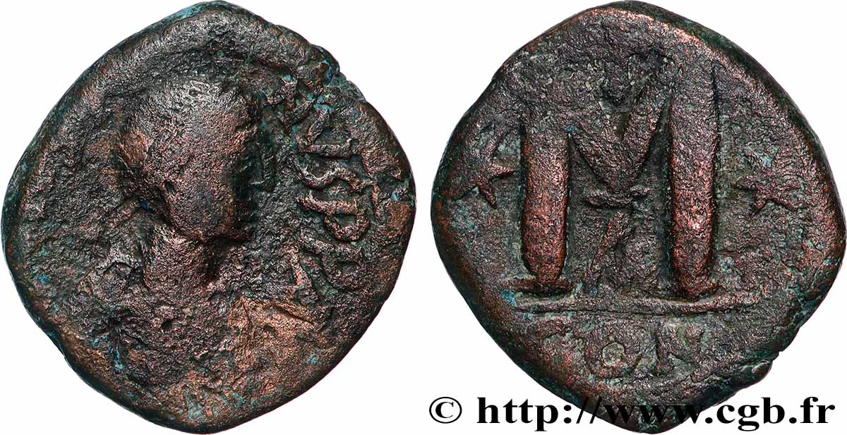 JUSTINUS I Follis S/fSS