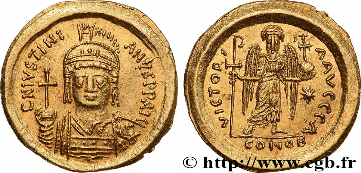 GIUSTINIANO I Solidus SPL