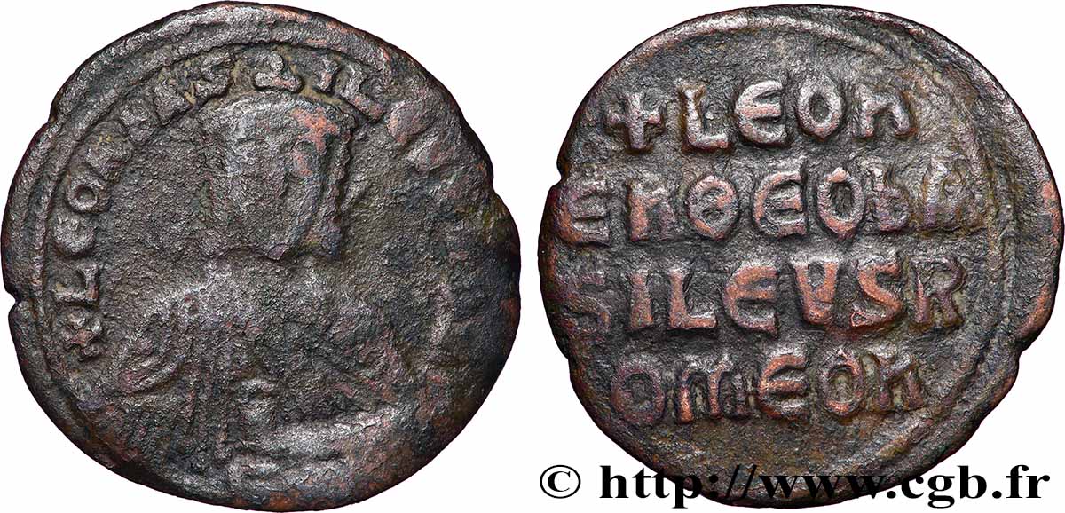 LÉON VI LE SAGE Follis TB+