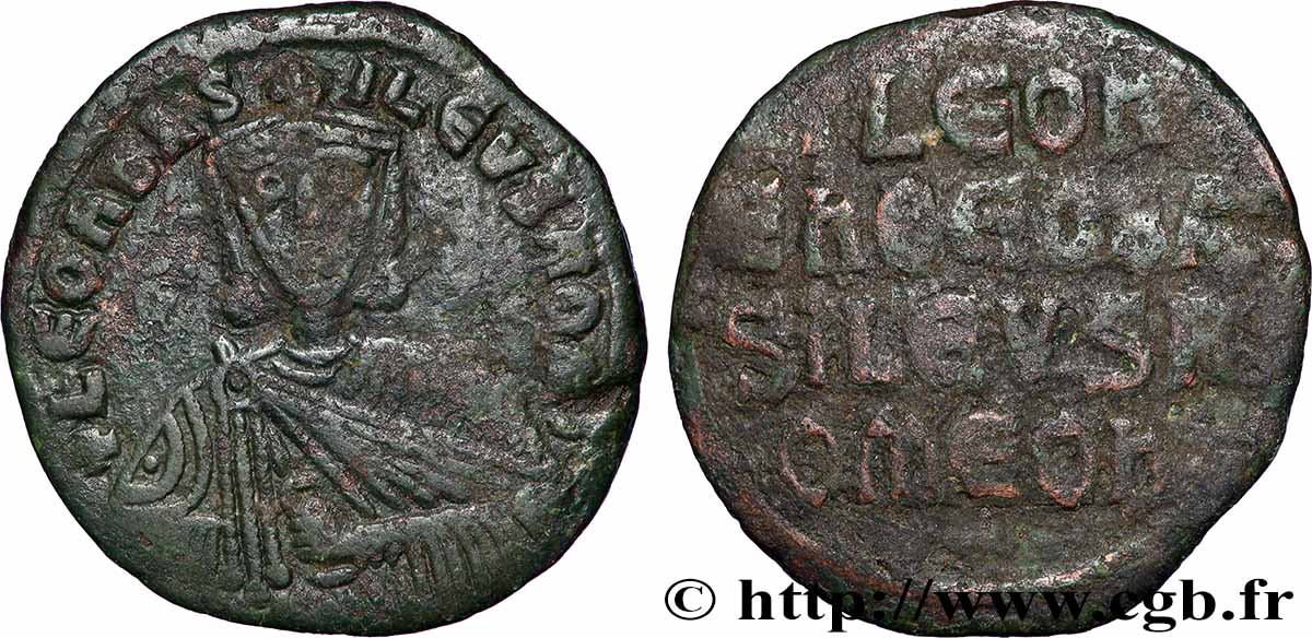 LEO VI THE WISE Follis VF