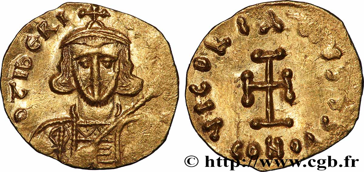 TIBÈRE III APSIMAR Tremissis TTB+/SUP