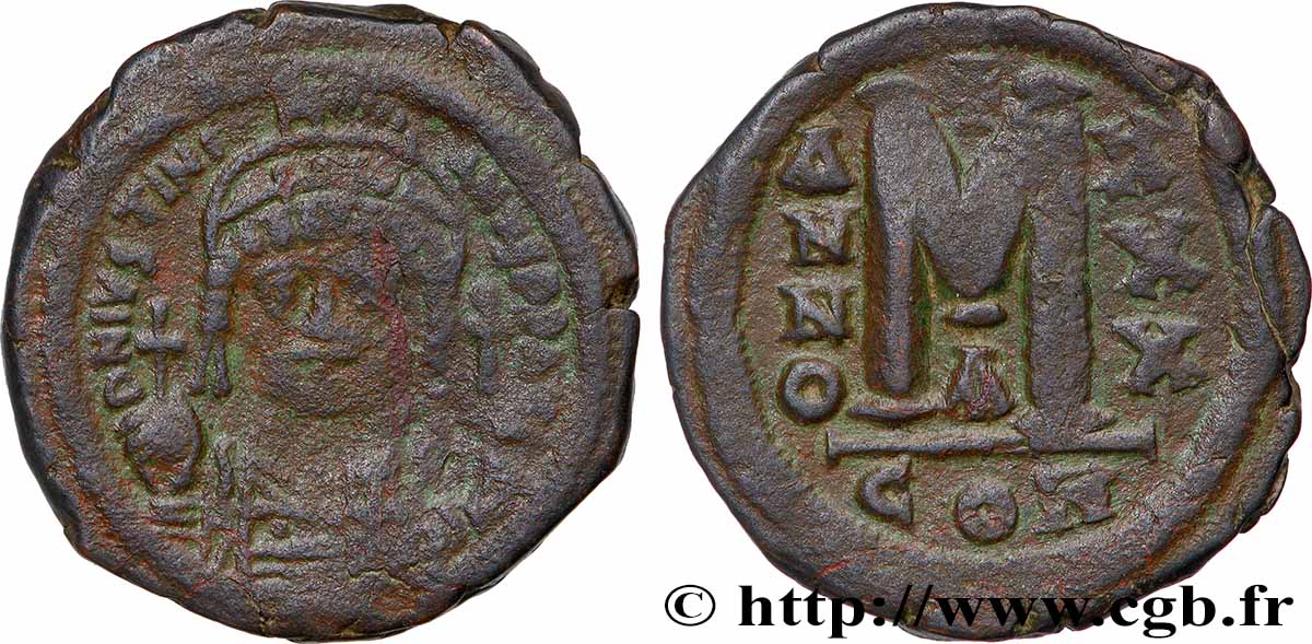 JUSTINIEN Ier Follis TTB