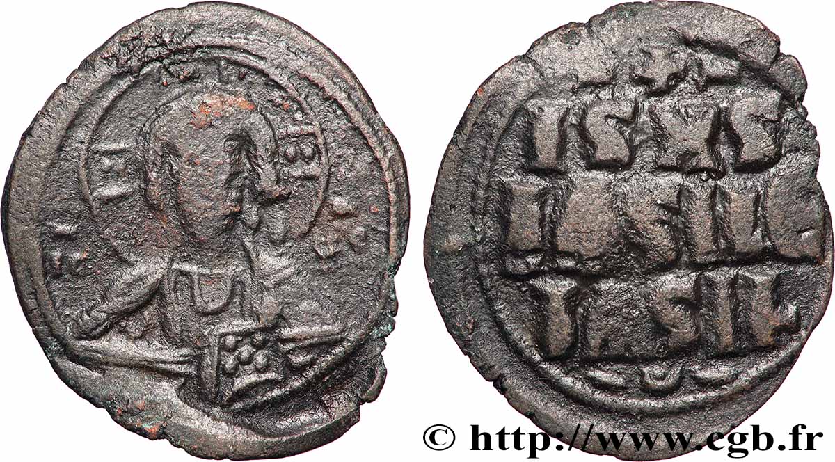 CONSTANTINE IX MONOMACHUS Follis VF