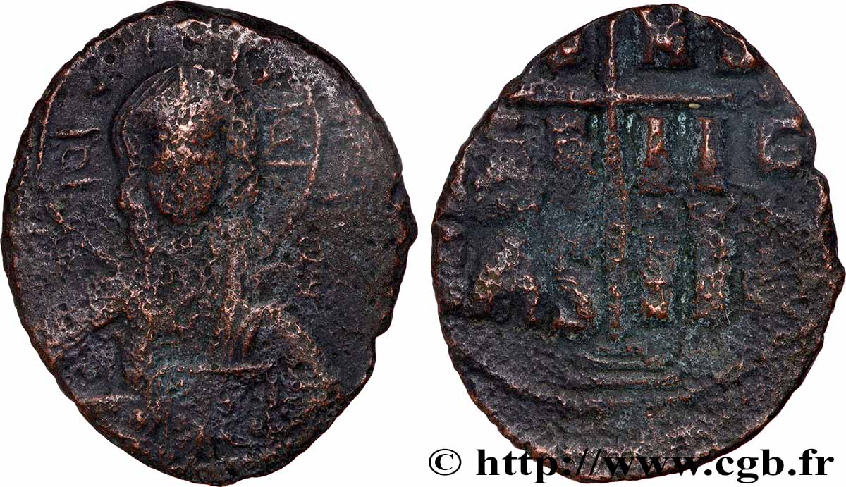 ROMANUS III ARGYRUS Follis VF