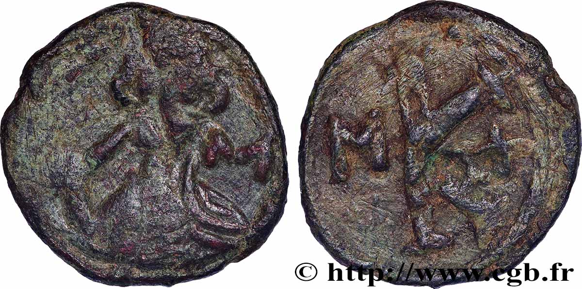 CONSTANTINE IV POGONATUS Demi-follis VF