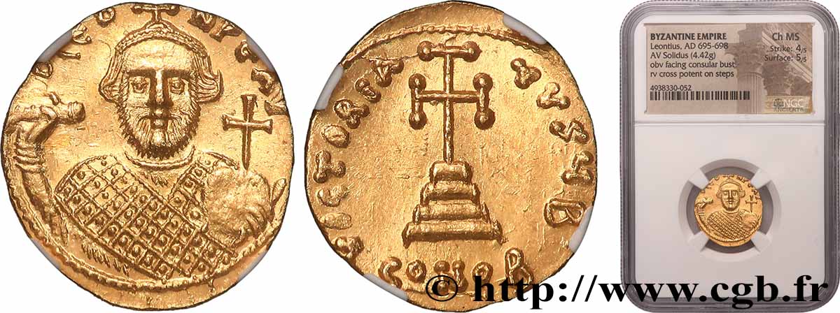 LEONTIUS Solidus MS