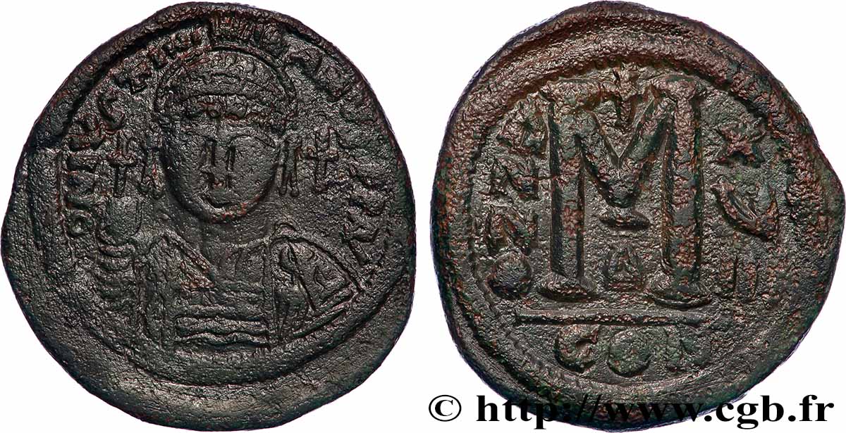 JUSTINIEN Ier Follis TB+