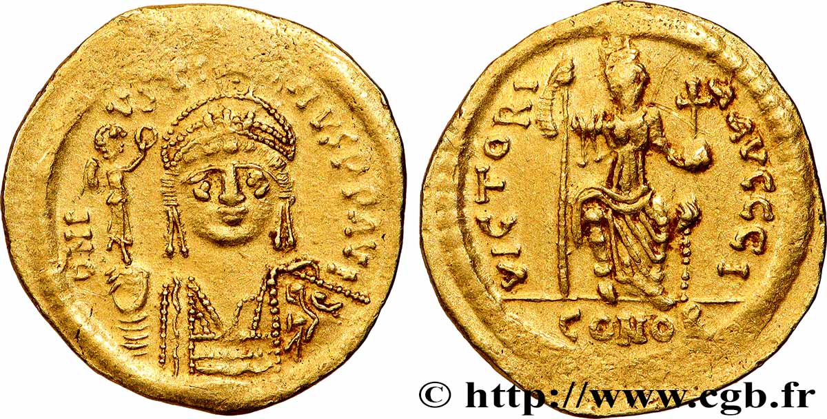 GIUSTINO II Solidus q.SPL