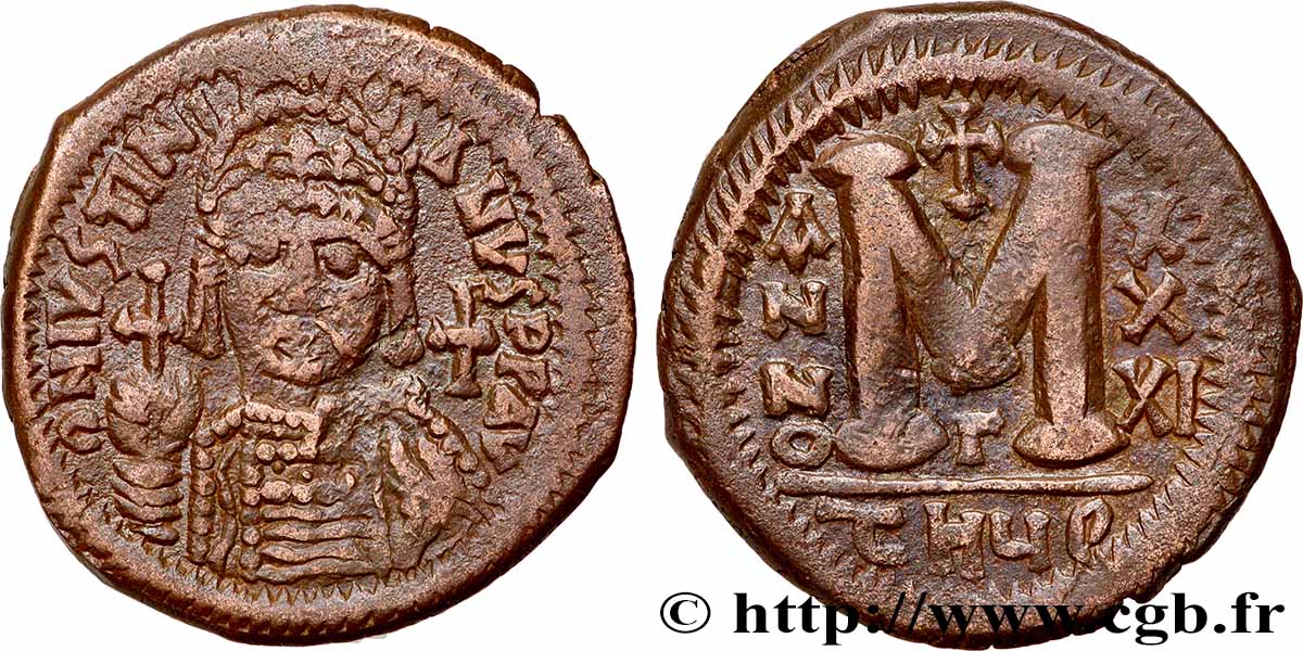 JUSTINIEN Ier Follis TTB