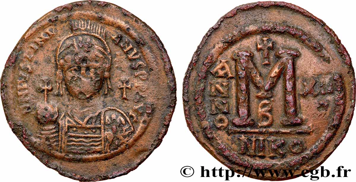 JUSTINIEN Ier Follis TTB