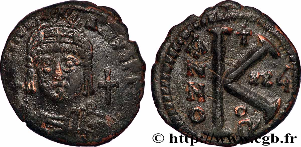 JUSTINIAN I Demi-follis VF/XF