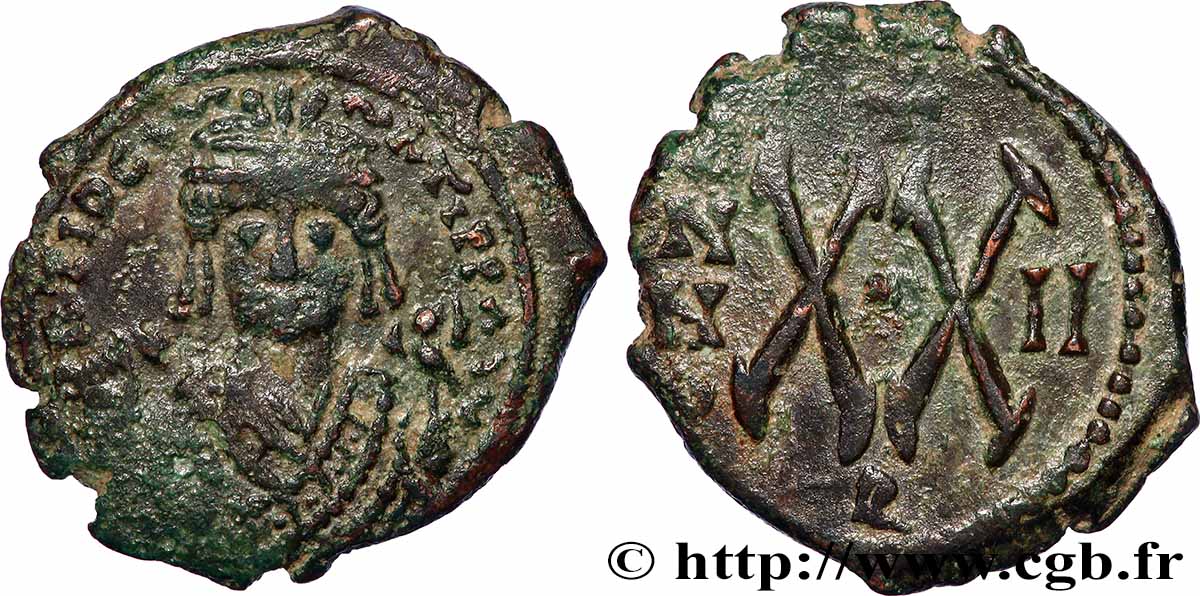 MAURICIUS TIBERIUS Demi-follis SS